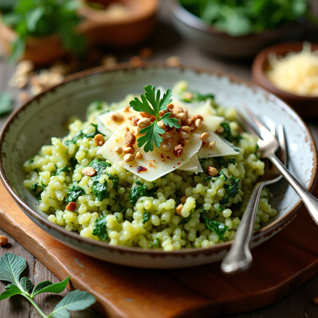 Kräuterrisotto Rezept Kräuterrisotto Rezept