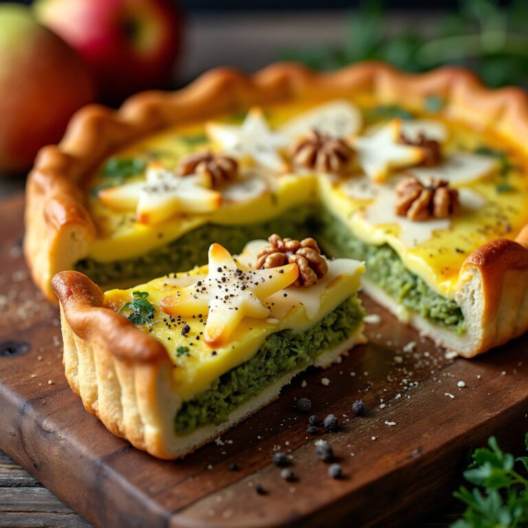 Kraut-Quiche mit Camembert Rezept