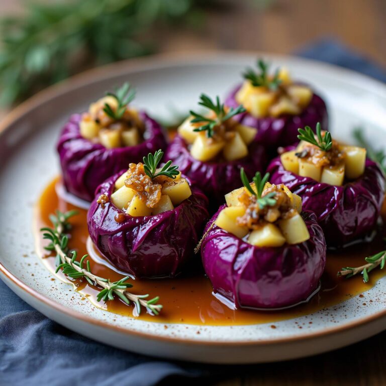 Krautpäckli mit Steinpilzsauce Rezept