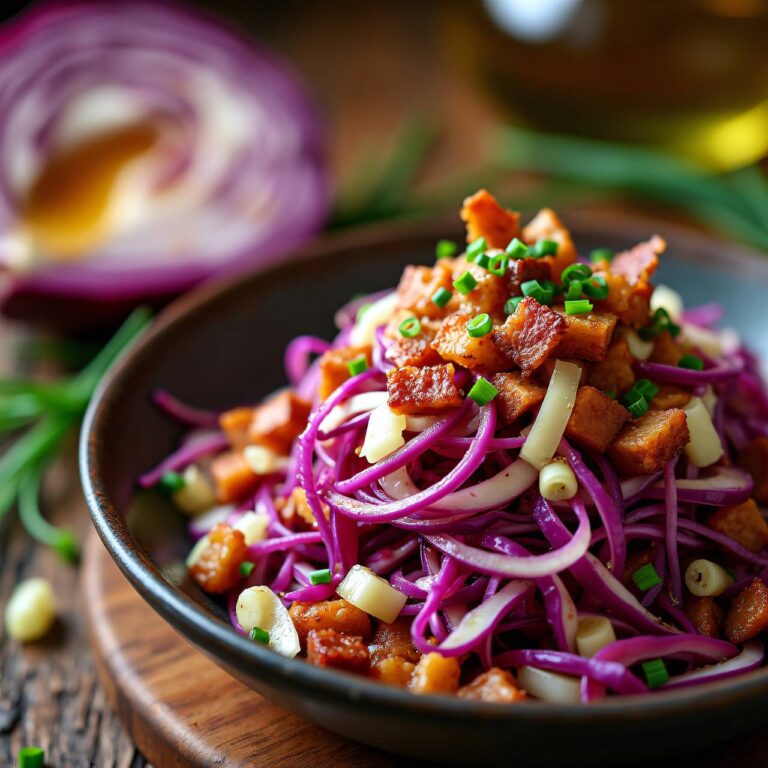 Krautsalat mit Speckdressing Rezept