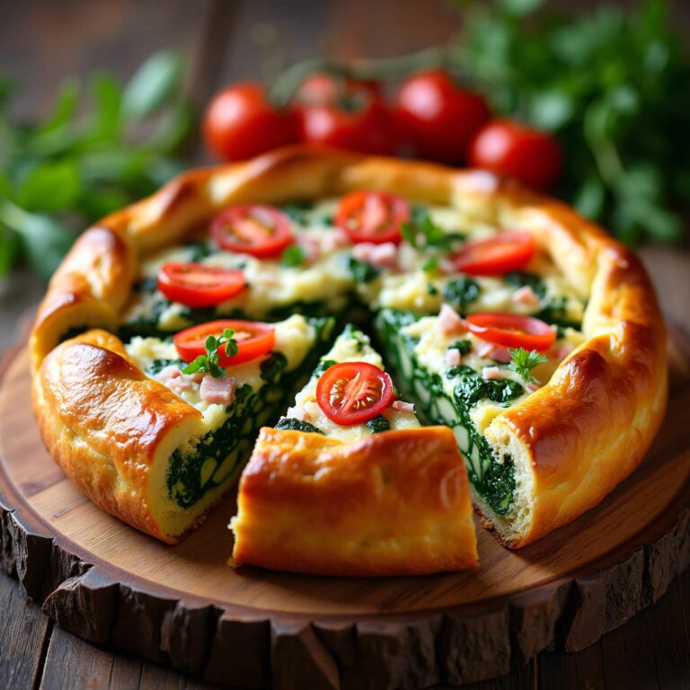 Krautstiel-Blechkuchen Rezept
