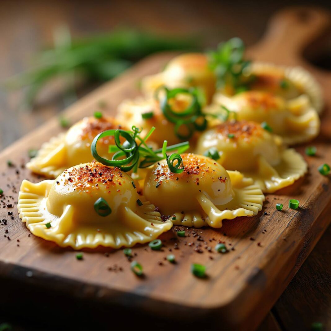 Krautstiel-Kartoffel-Ravioli Rezept Krautstiel-Kartoffel-Ravioli Rezept