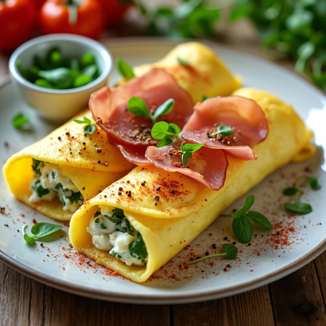 Kresse-Omeletten Rezept Kresse-Omeletten Rezept