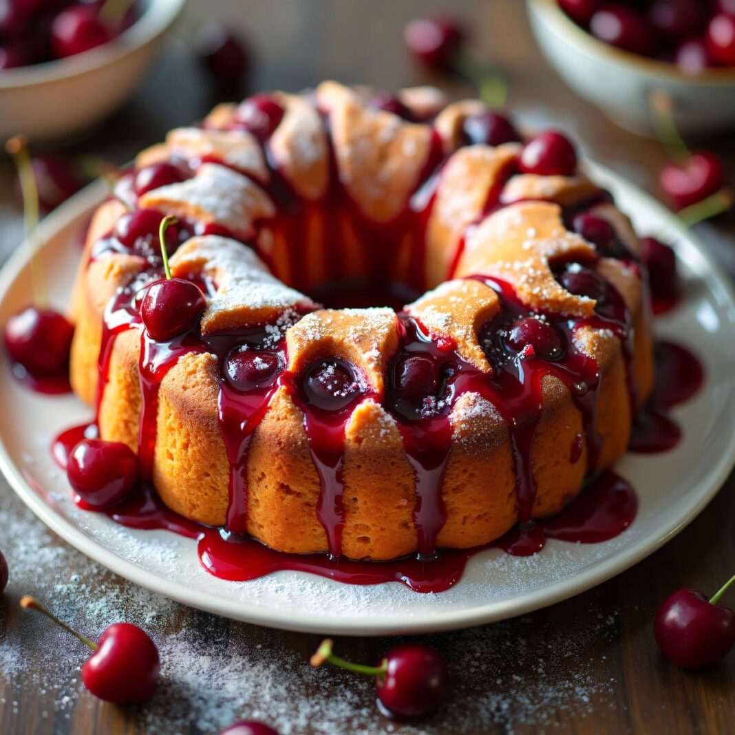 Kuchen mit Kirschen Rezept Kuchen mit Kirschen Rezept