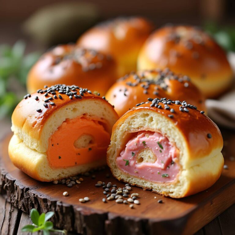 Kümmelbrioche mit Frischkäse-Mousse Rezept