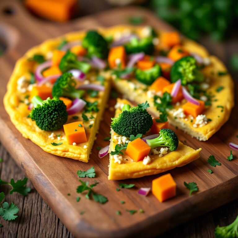 Kürbis-Broccoli-Tortilla Rezept