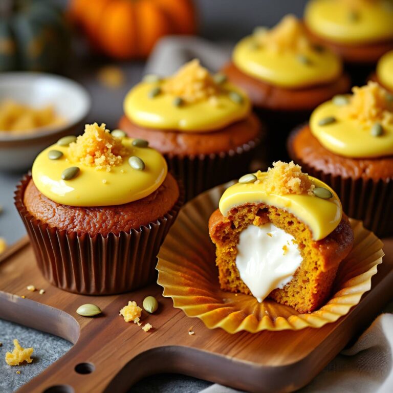 Kürbis-Cupcakes Rezept