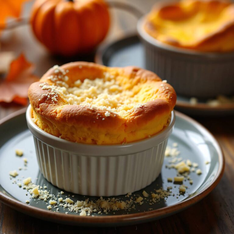 Kürbis-Frischkäse-Soufflé Rezept