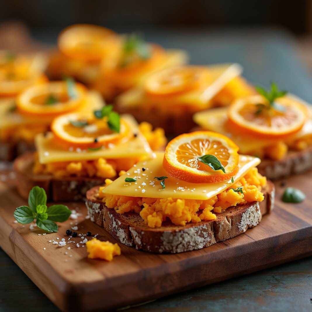 Kürbis-Käsetoast Rezept Kürbis-Käsetoast Rezept