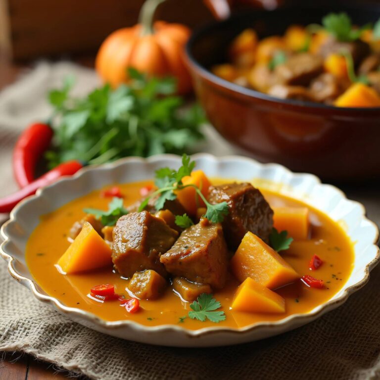 Kürbis-Lamm-Curry Rezept