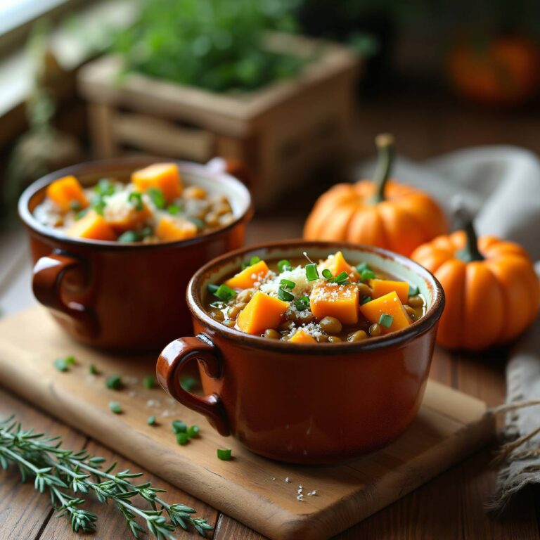Kürbis-Linsen-Topf Rezept