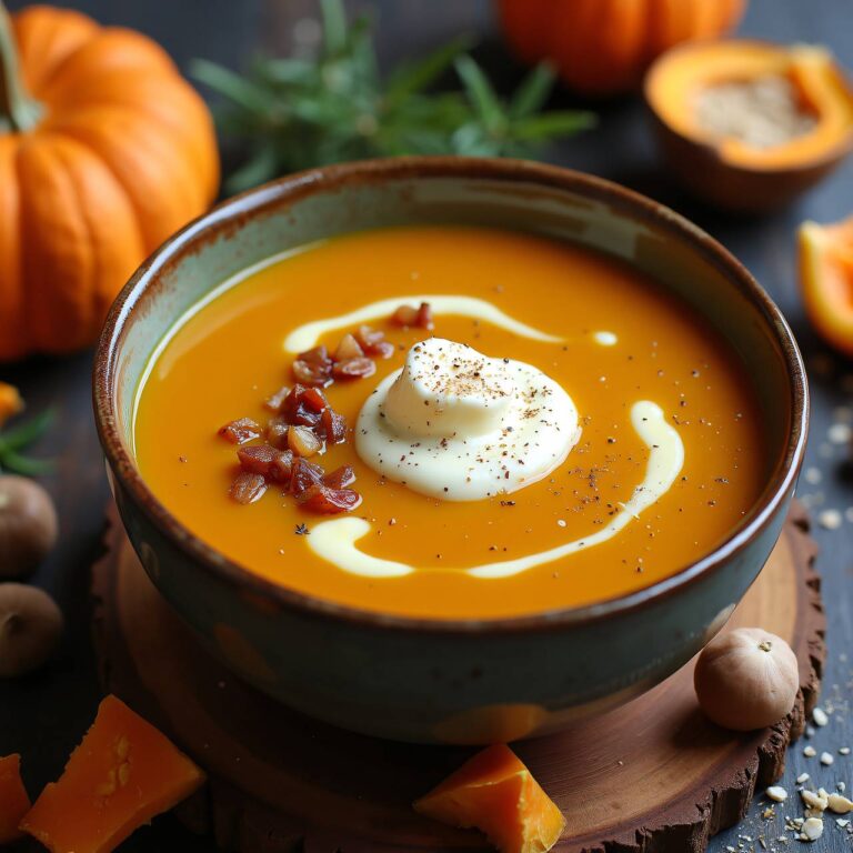 Kürbis-Maroni-Suppe Rezept