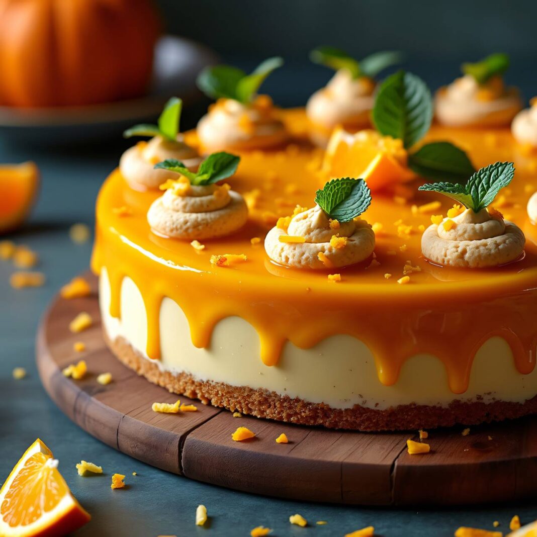Kürbis-Mascarpone-Cake (No-Bake-Cake) Rezept Kürbis-Mascarpone-Cake (No-Bake-Cake) Rezept