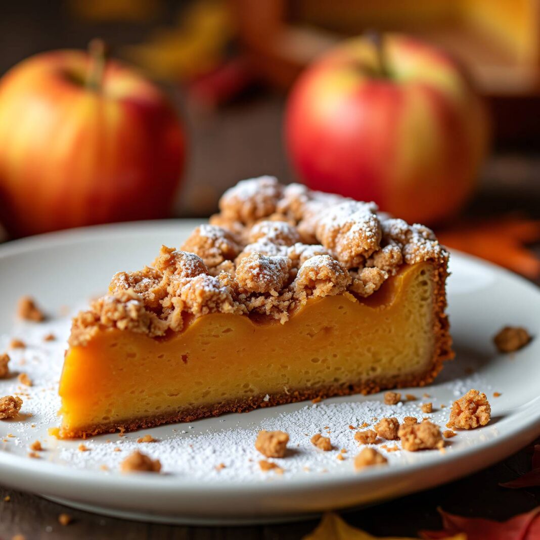 Kürbis-Streuselkuchen mit Äpfeln Rezept Kürbis-Streuselkuchen mit Äpfeln Rezept