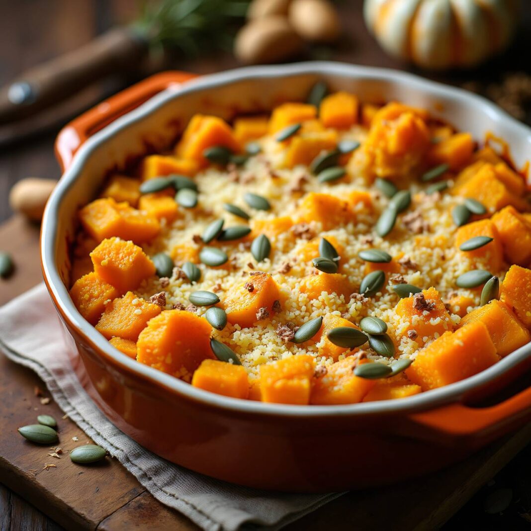 Kürbis-Topf aus dem Ofen Rezept Kürbis-Topf aus dem Ofen Rezept