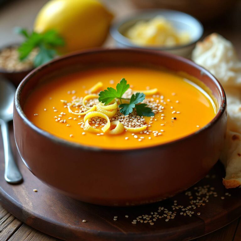 Kürbis-Zitronen-Suppe Rezept