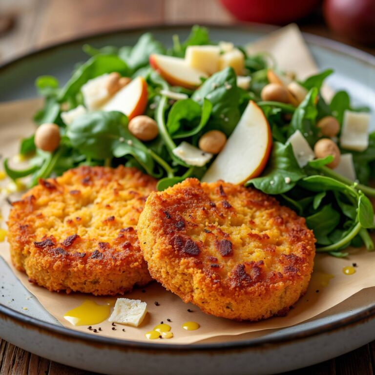 Kürbisschnitzel im Backofen Rezept