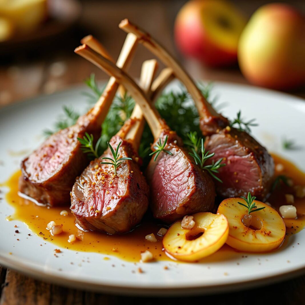 Lammhüftchen mit Cidresauce Rezept Lammhüftchen mit Cidresauce Rezept