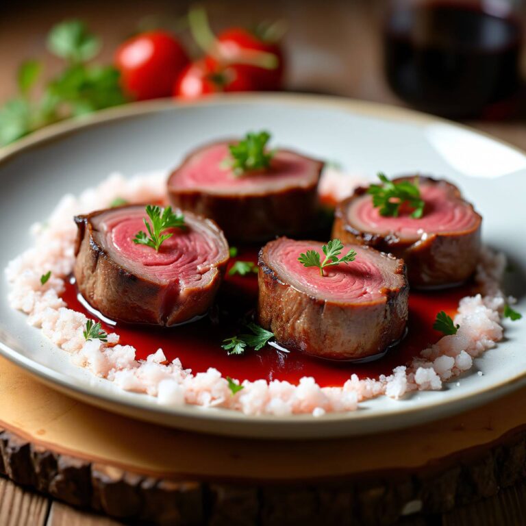 Lammhuft in Salzkruste Rezept