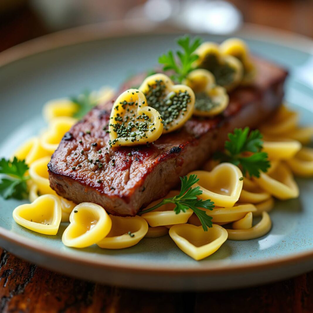 Lammnierstück mit Kürbiskern-Petersilien-Butter Rezept Lammnierstück mit Kürbiskern-Petersilien-Butter Rezept