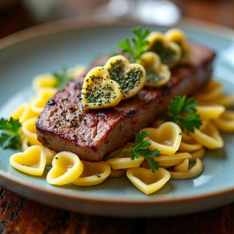Lammnierstück mit Kürbiskern-Petersilien-Butter Rezept