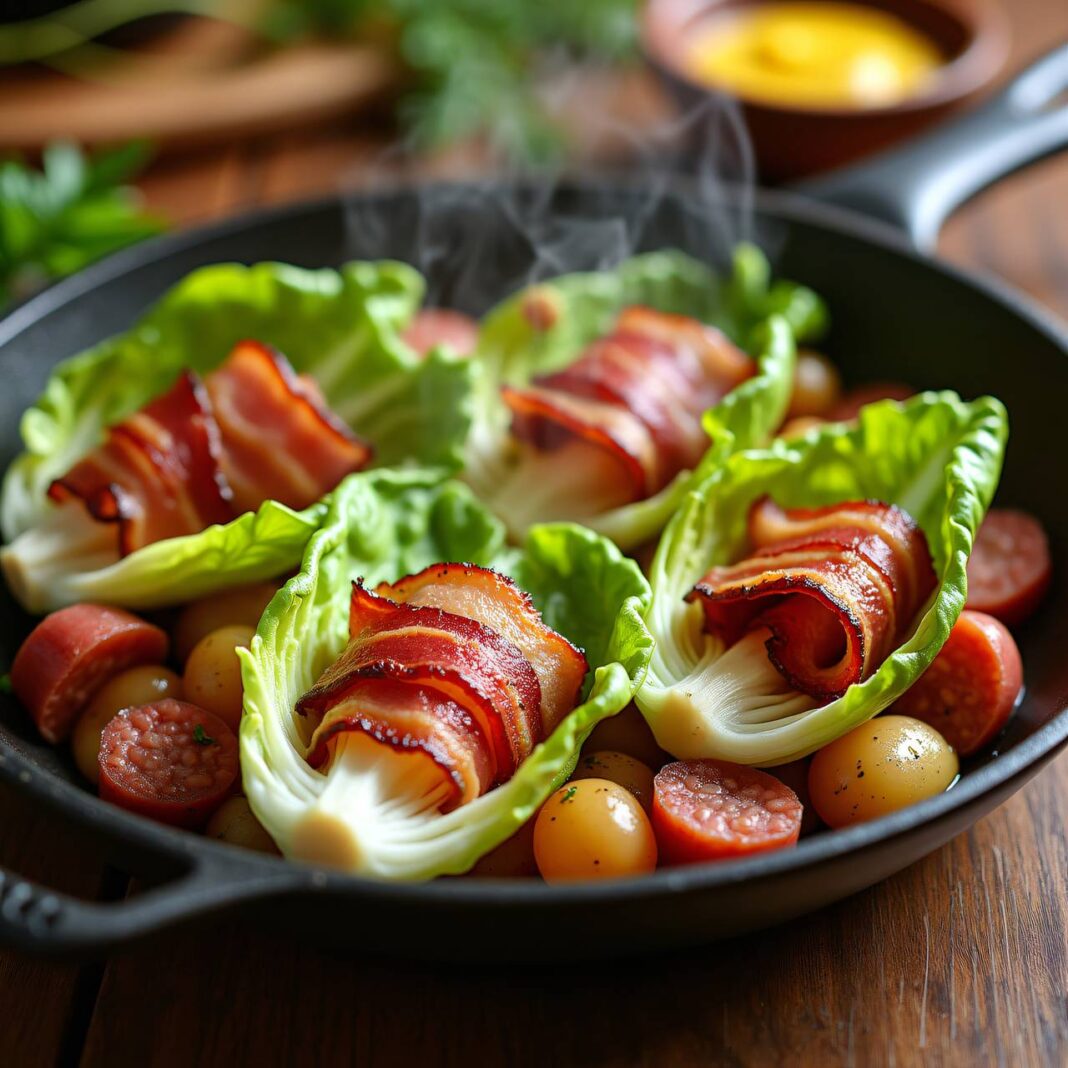 Lattich nach Bauernart Rezept Lattich nach Bauernart Rezept