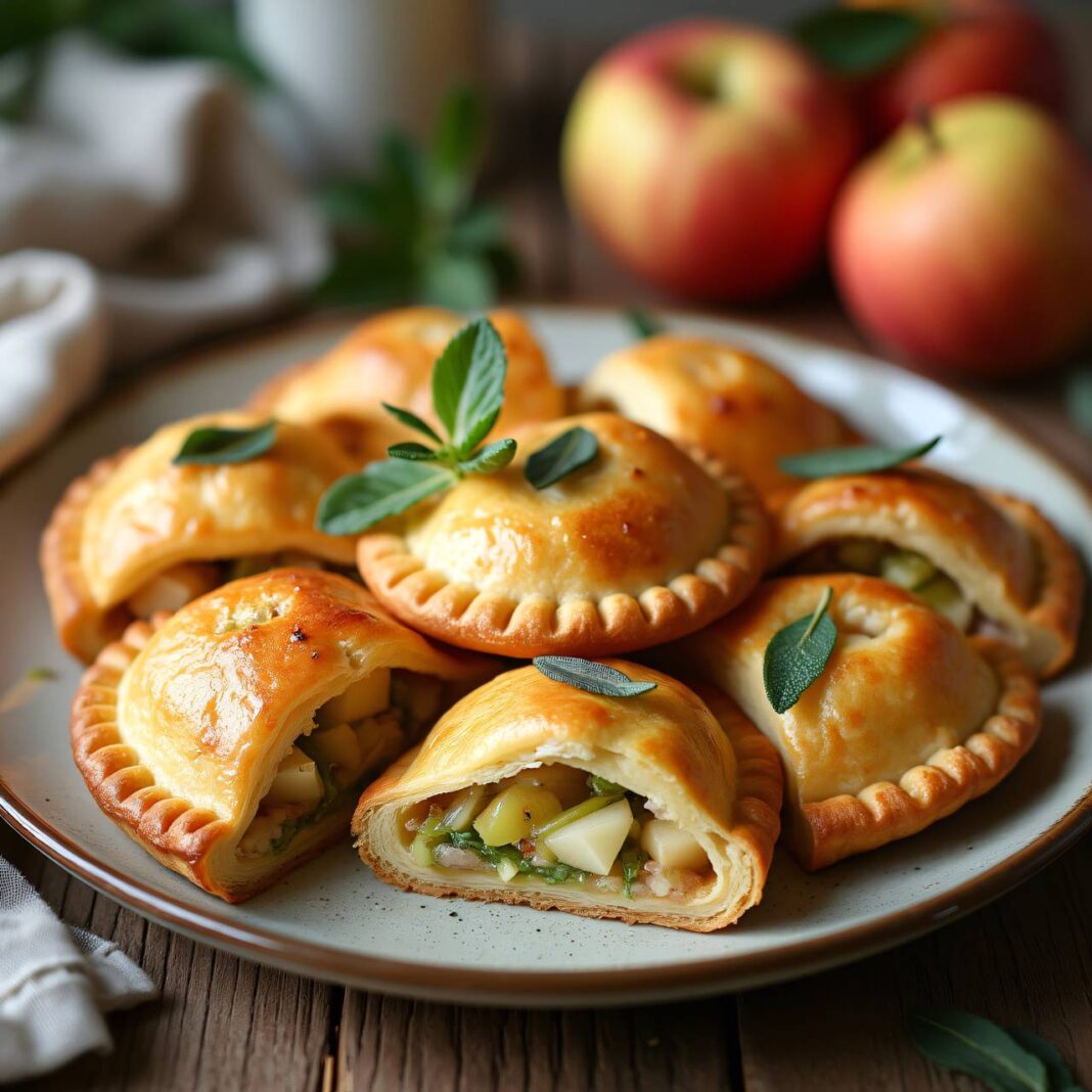 Lauch-Apfel-Zwiebel-Pfannkuchen Rezept Lauch-Apfel-Zwiebel-Pfannkuchen Rezept