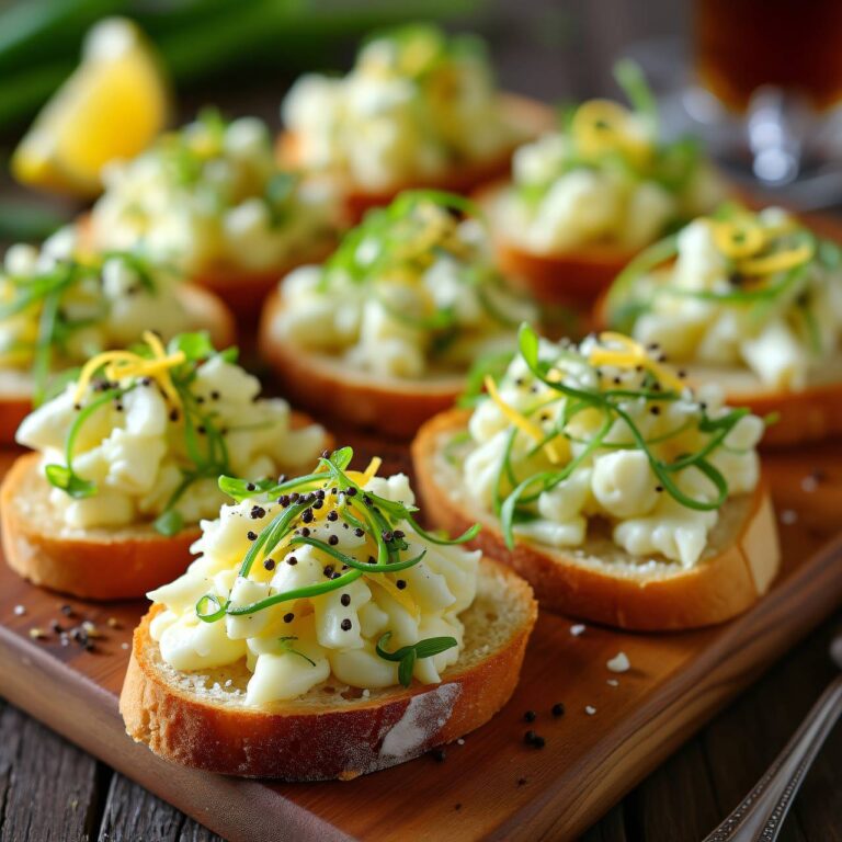 Lauch-Käse-Bruschetta Rezept