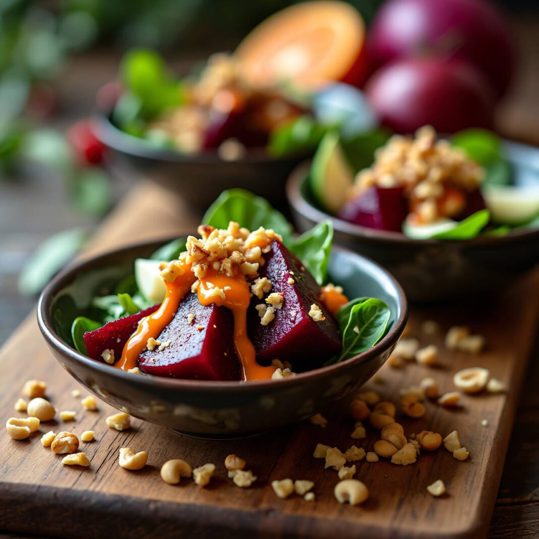 Lauwarme rote Rüben an Vanille-Zitrus-Sauce Rezept Lauwarme rote Rüben an Vanille-Zitrus-Sauce Rezept
