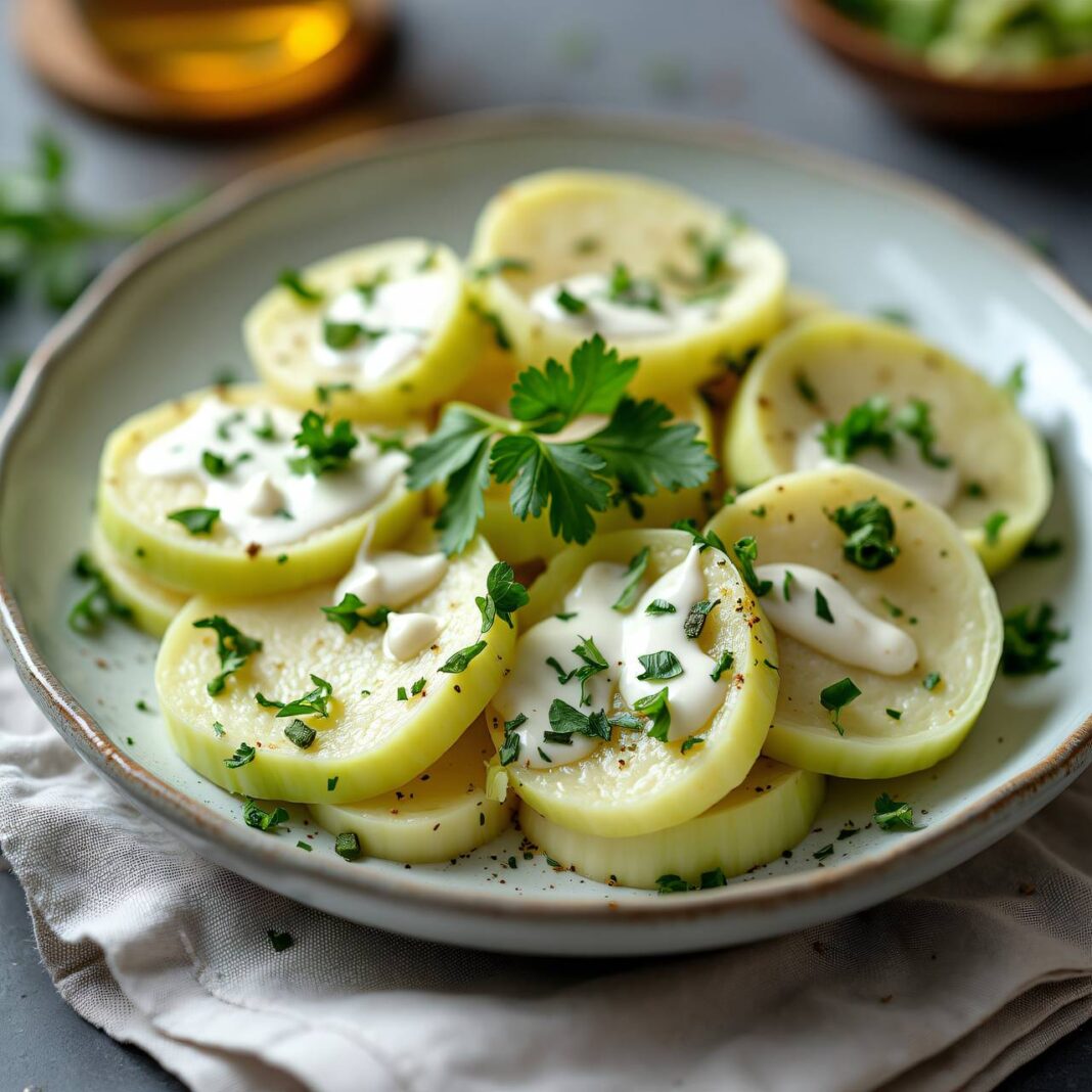 Lauwarmer Kohlrabisalat Rezept Lauwarmer Kohlrabisalat Rezept