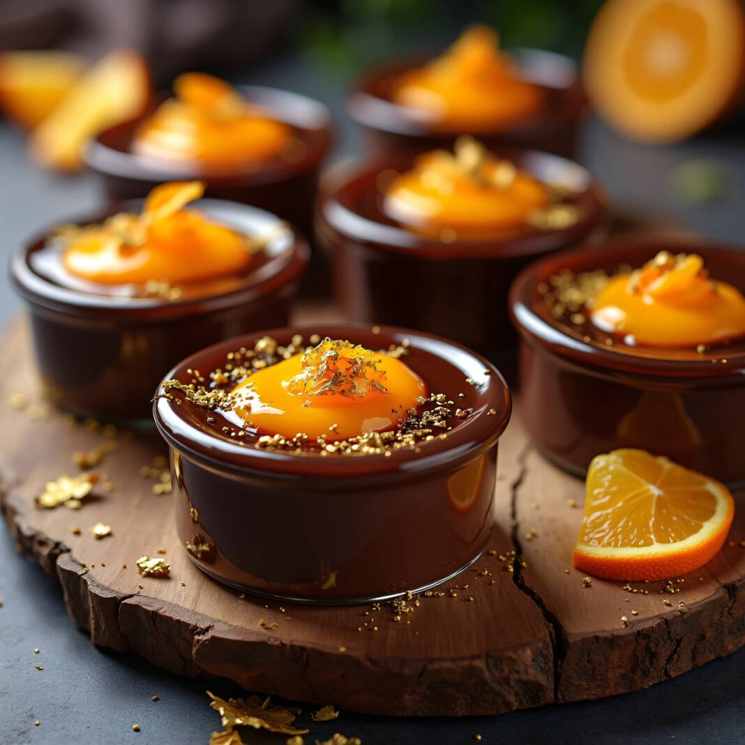 Lebkuchenflan mit Orangensauce Rezept Lebkuchenflan mit Orangensauce Rezept