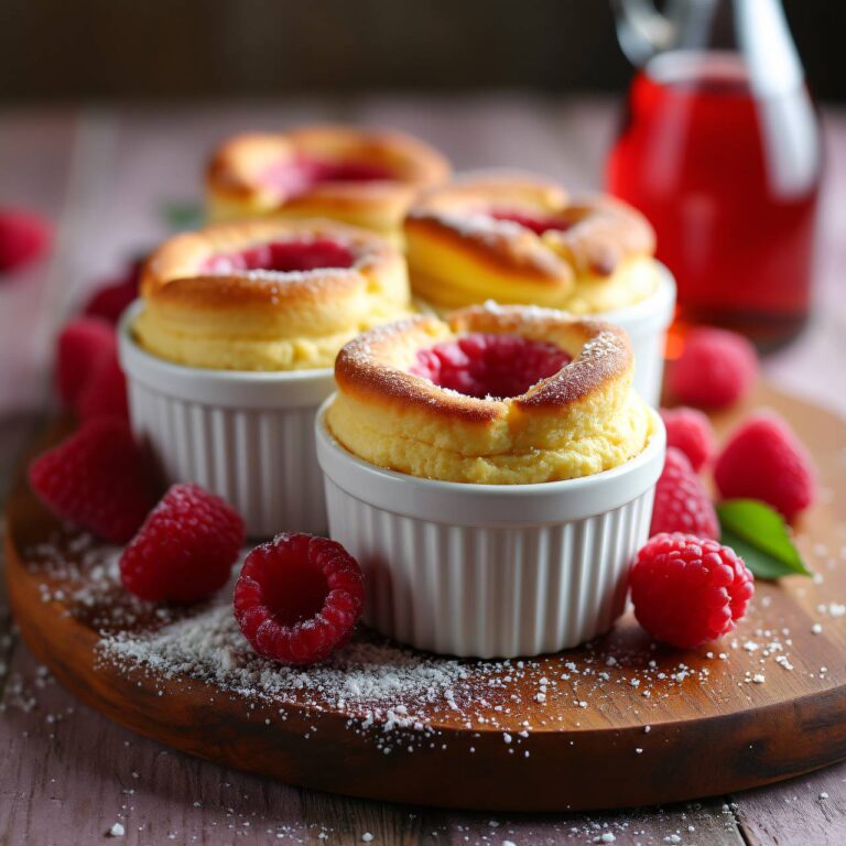 Leichtes Himbeer-Soufflé Rezept