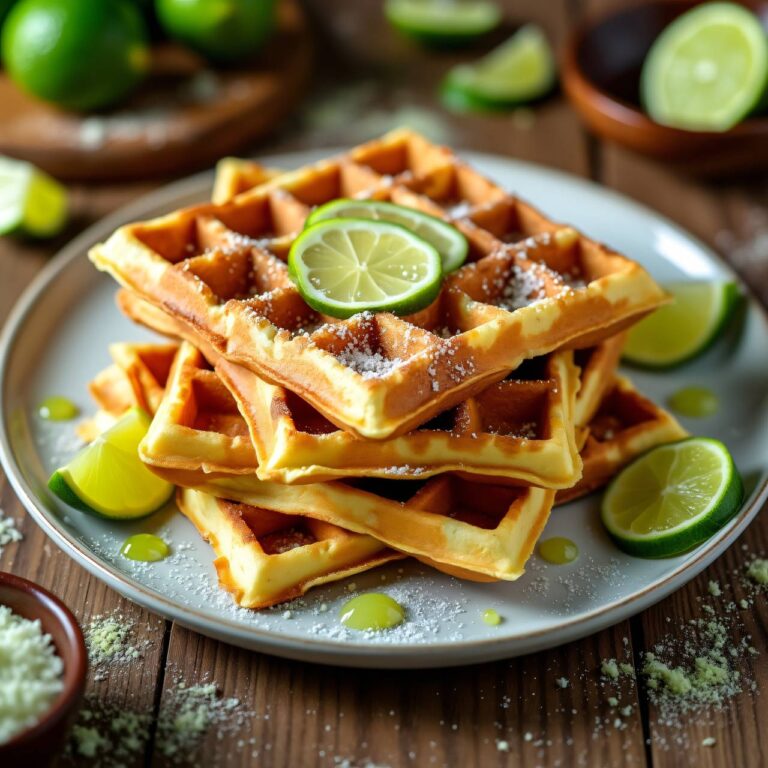 Limetten-Waffeln Rezept