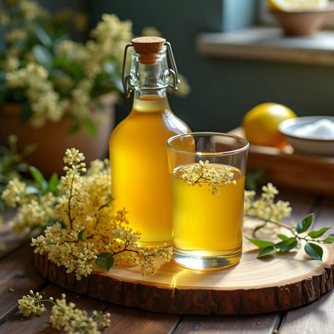 Lindenblütensirup Rezept Lindenblütensirup Rezept