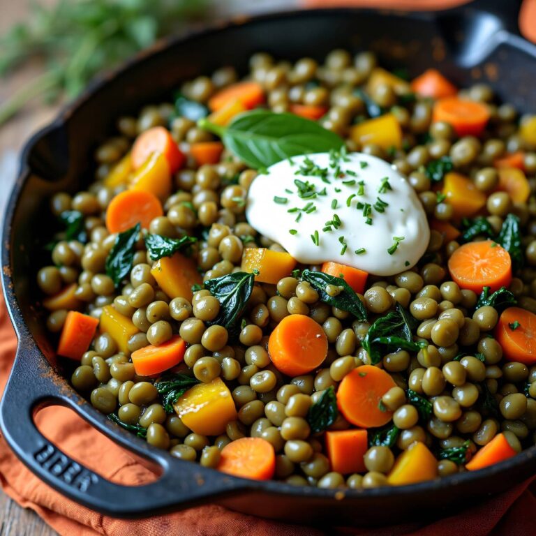 Linsen-Gemüse-Pfanne Rezept