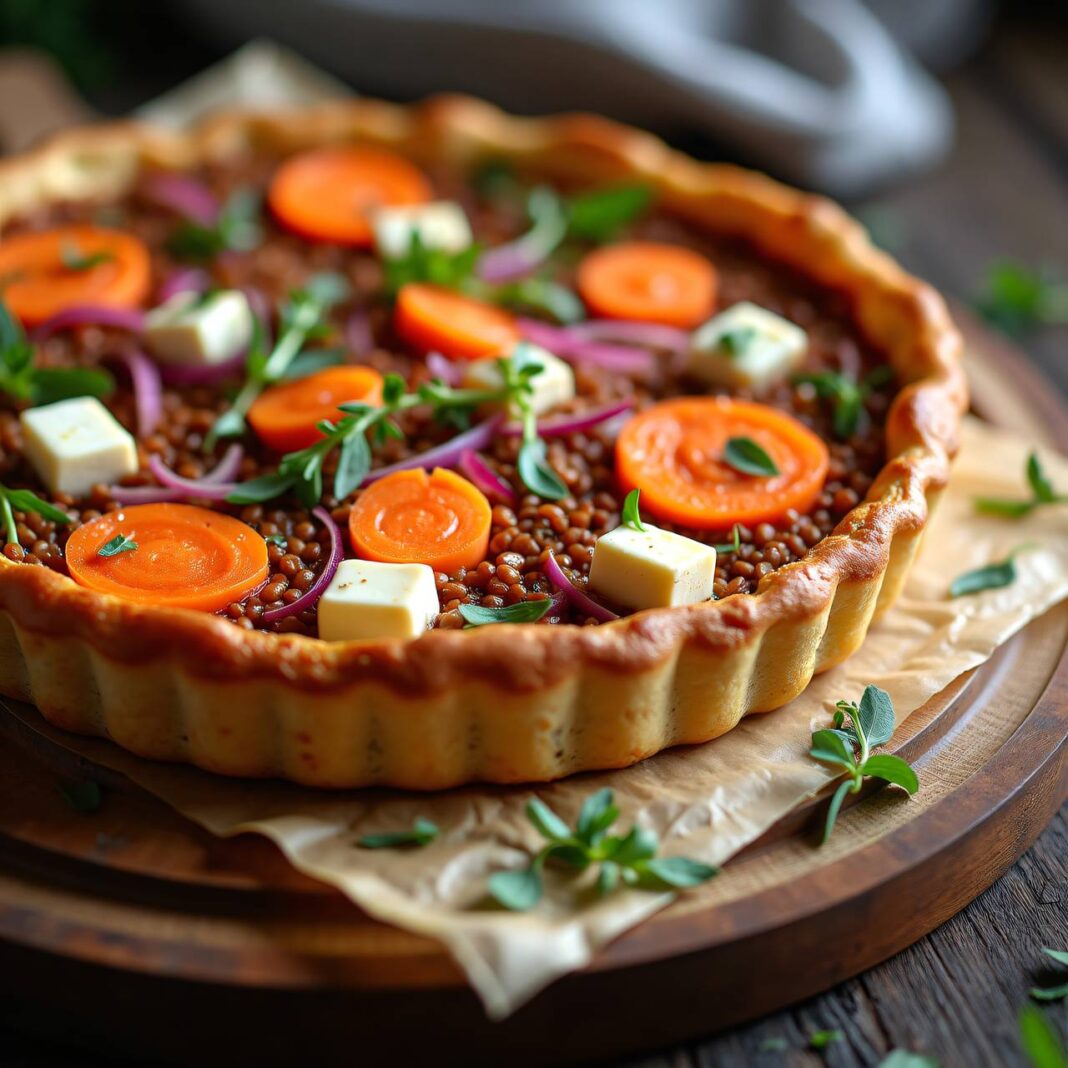 Linsen-Tarte Rezept Linsen-Tarte Rezept