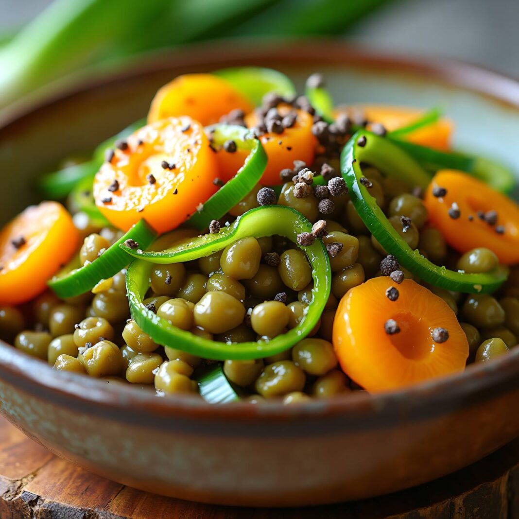 Linsensalat mit Aprikosen-Dressing Rezept Linsensalat mit Aprikosen-Dressing Rezept