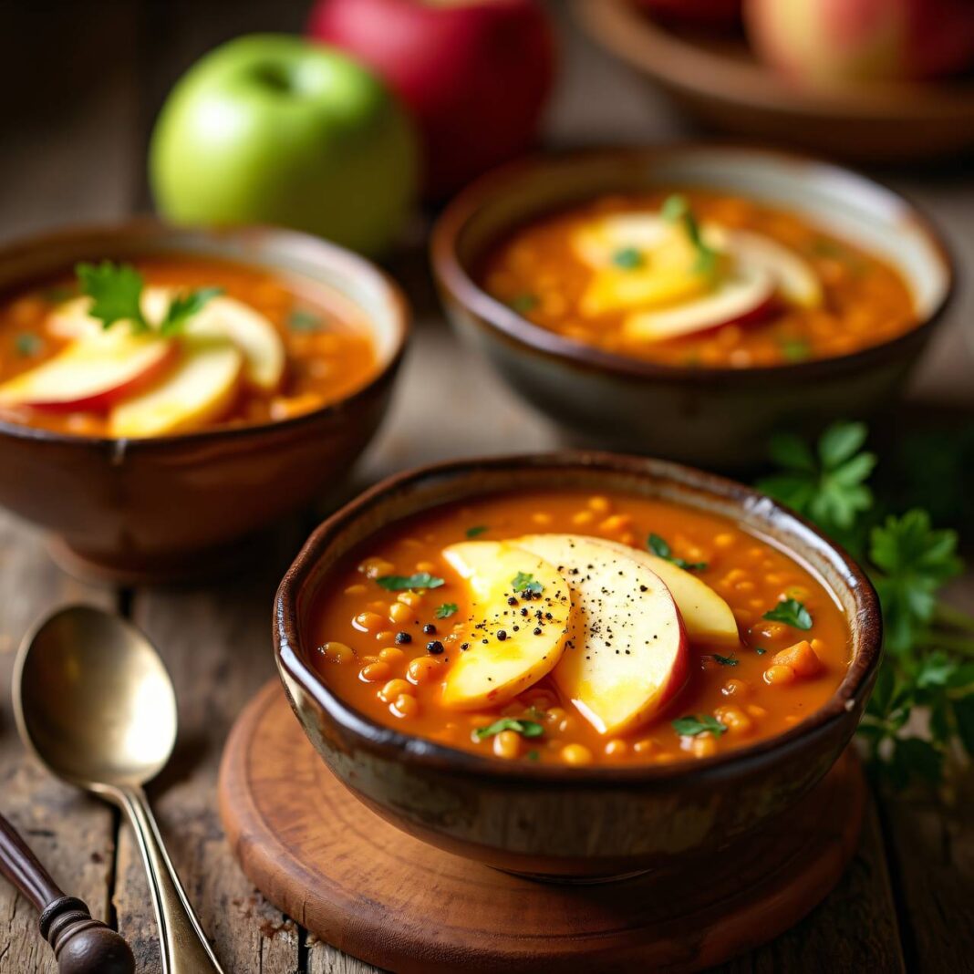 Linsensuppe mit Käse Rezept Linsensuppe mit Käse Rezept