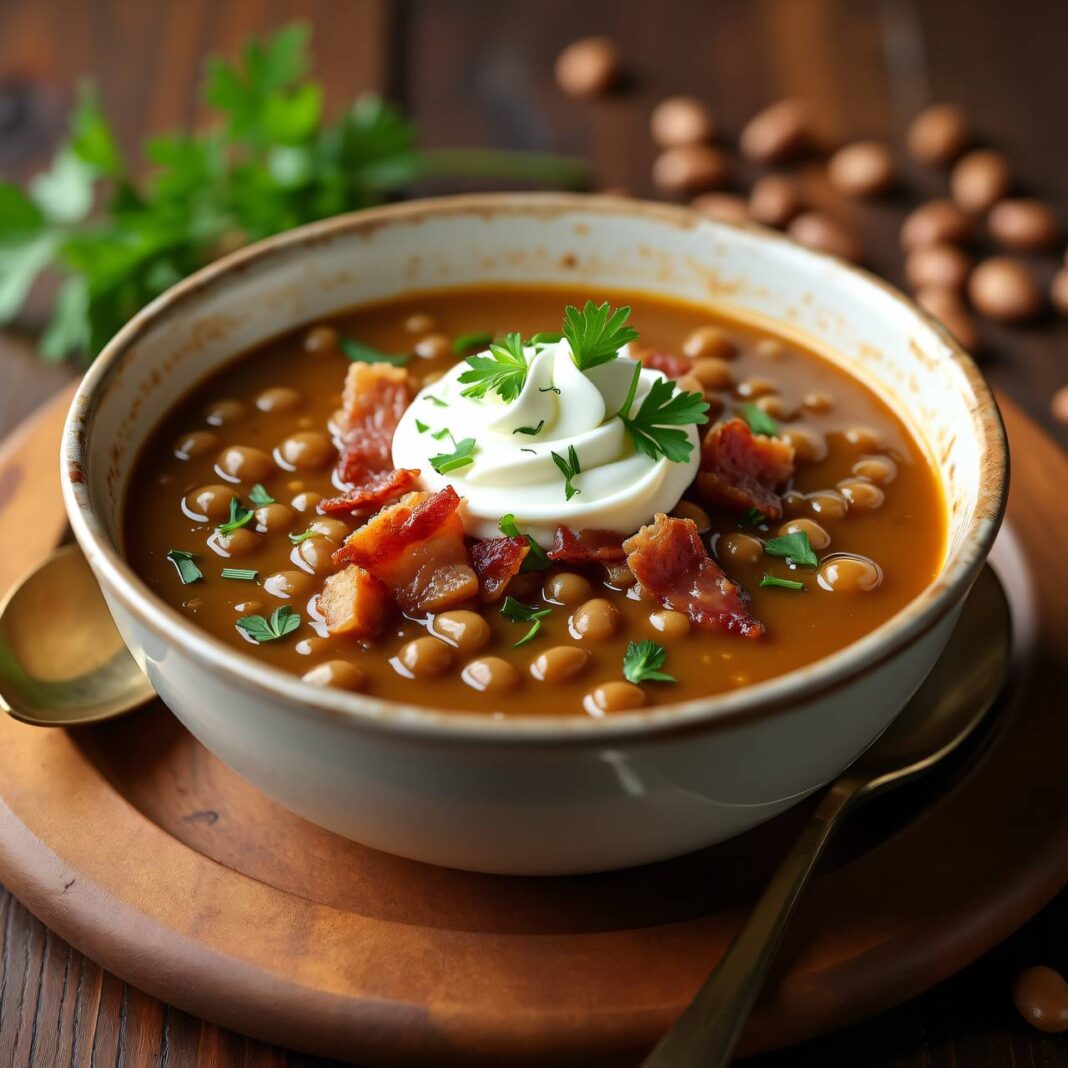 Linsensuppe mit Räucherspeck Rezept Linsensuppe mit Räucherspeck Rezept