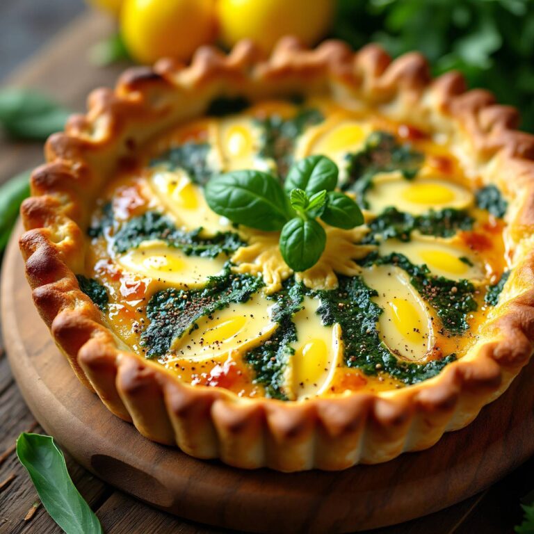Löwenzahn-Camembert-Quiche Rezept