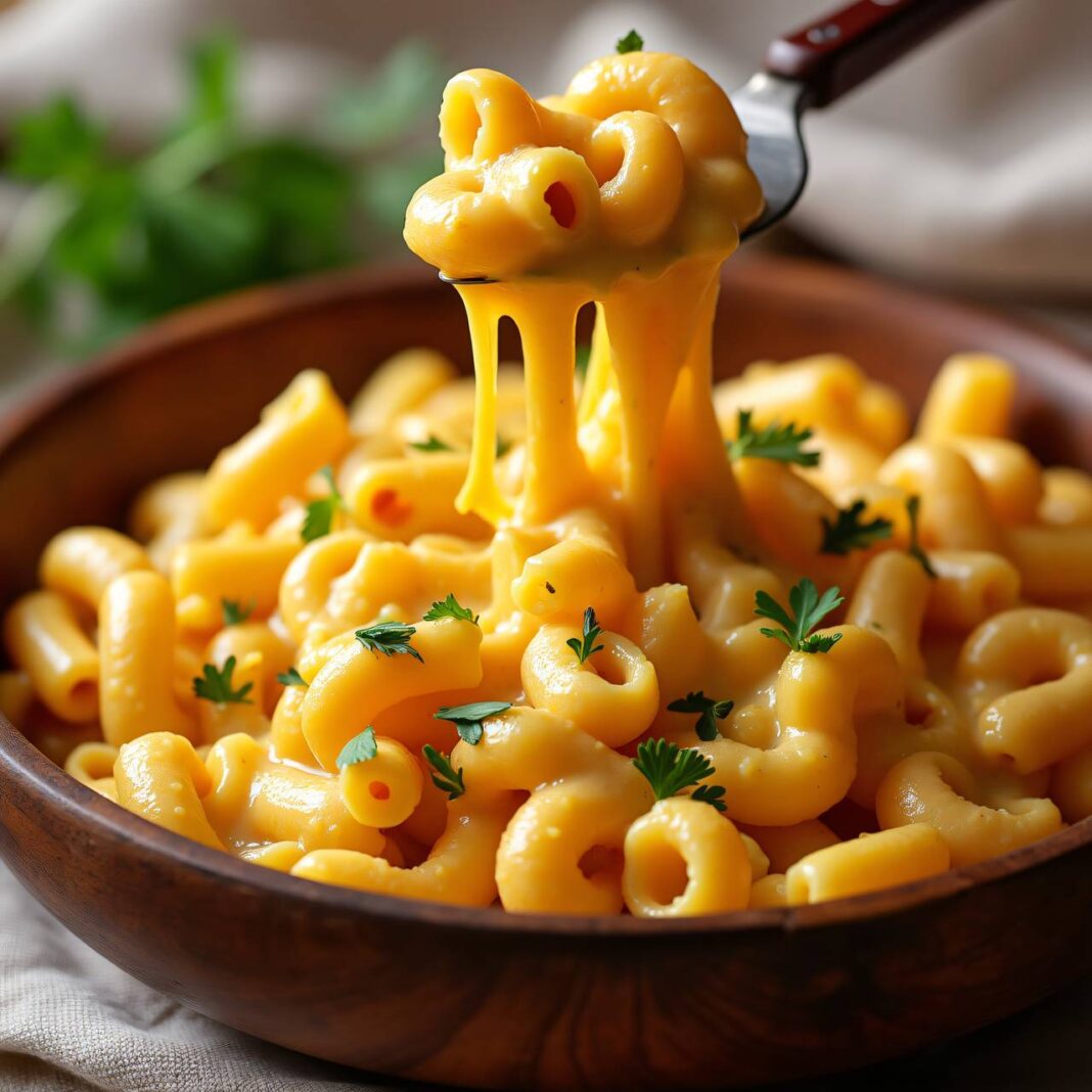 Mac and Cheese mit Kürbis (One-Pot-Pasta) Rezept Mac and Cheese mit Kürbis (One-Pot-Pasta) Rezept