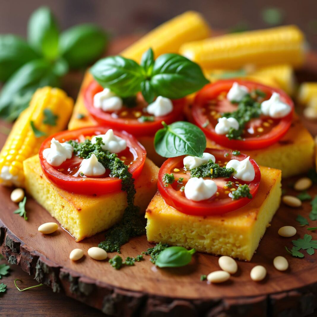 Mais-Tomaten-Schnitten Rezept Mais-Tomaten-Schnitten Rezept