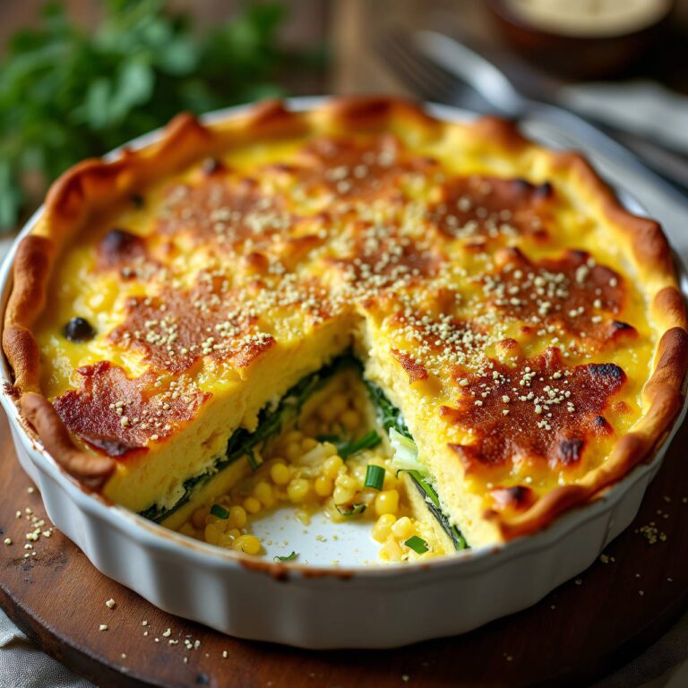 Maisgratin mit Gemüse und Käse Rezept