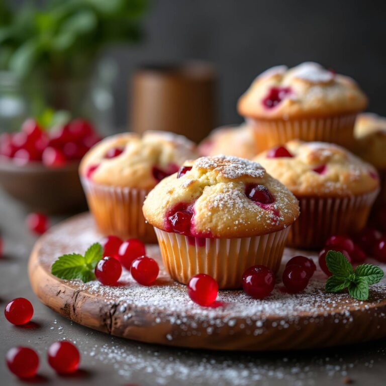 Mandel-Johannisbeermuffins mit Buttermilch Rezept