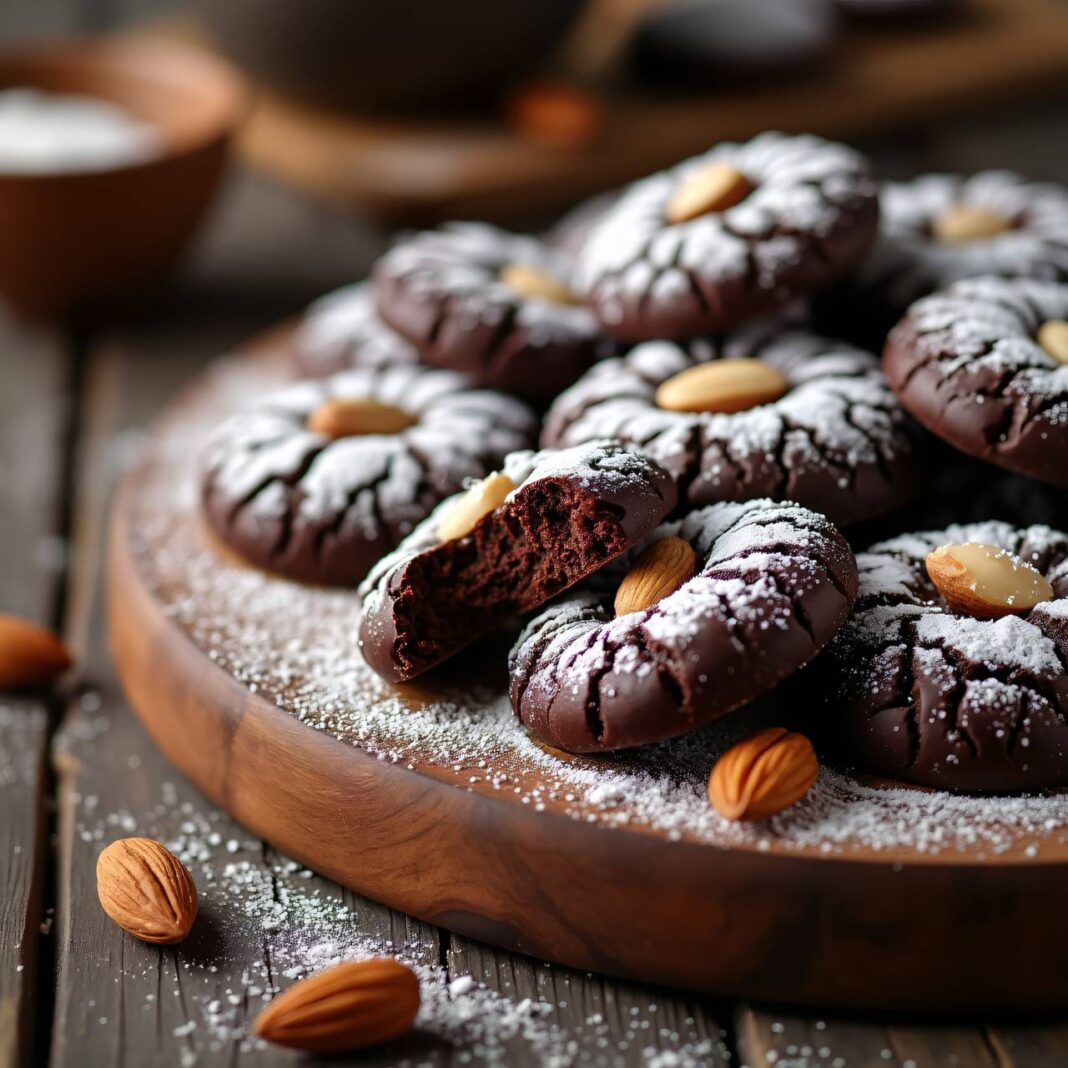 Mandel-Schokoladenplätzchen Rezept Mandel-Schokoladenplätzchen Rezept
