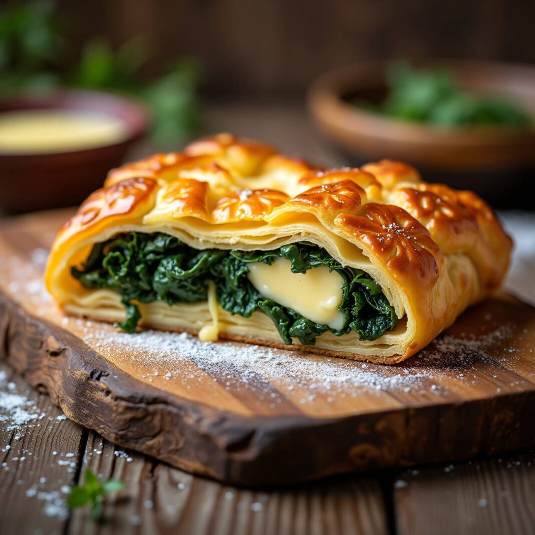 Mangold-Raclette-Strudel Rezept Mangold-Raclette-Strudel Rezept