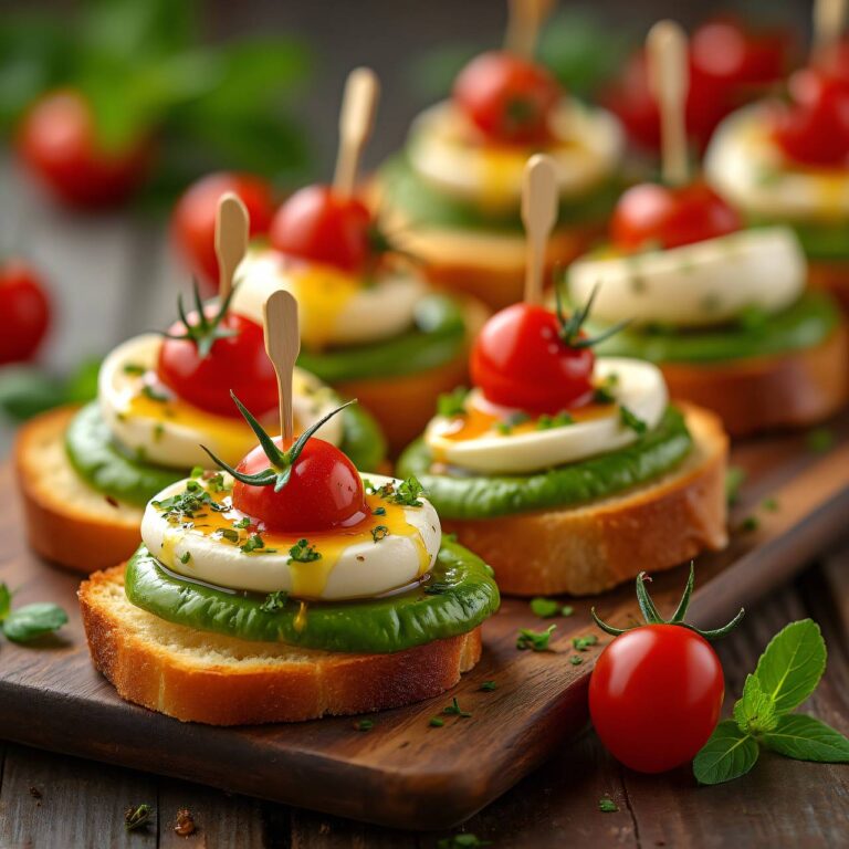 Marinierte Patisson-Mozzarella-Rondellen Rezept