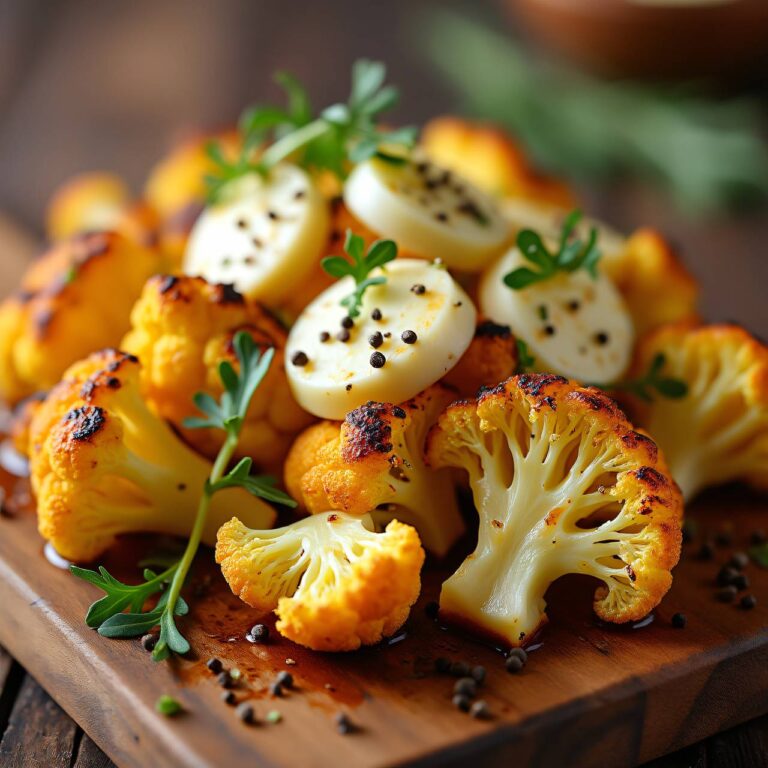 Marinierter Blumenkohl vom Grill mit Käse Rezept