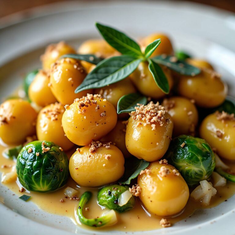 Maroni-Gnocchi mit Rosenkohl Rezept