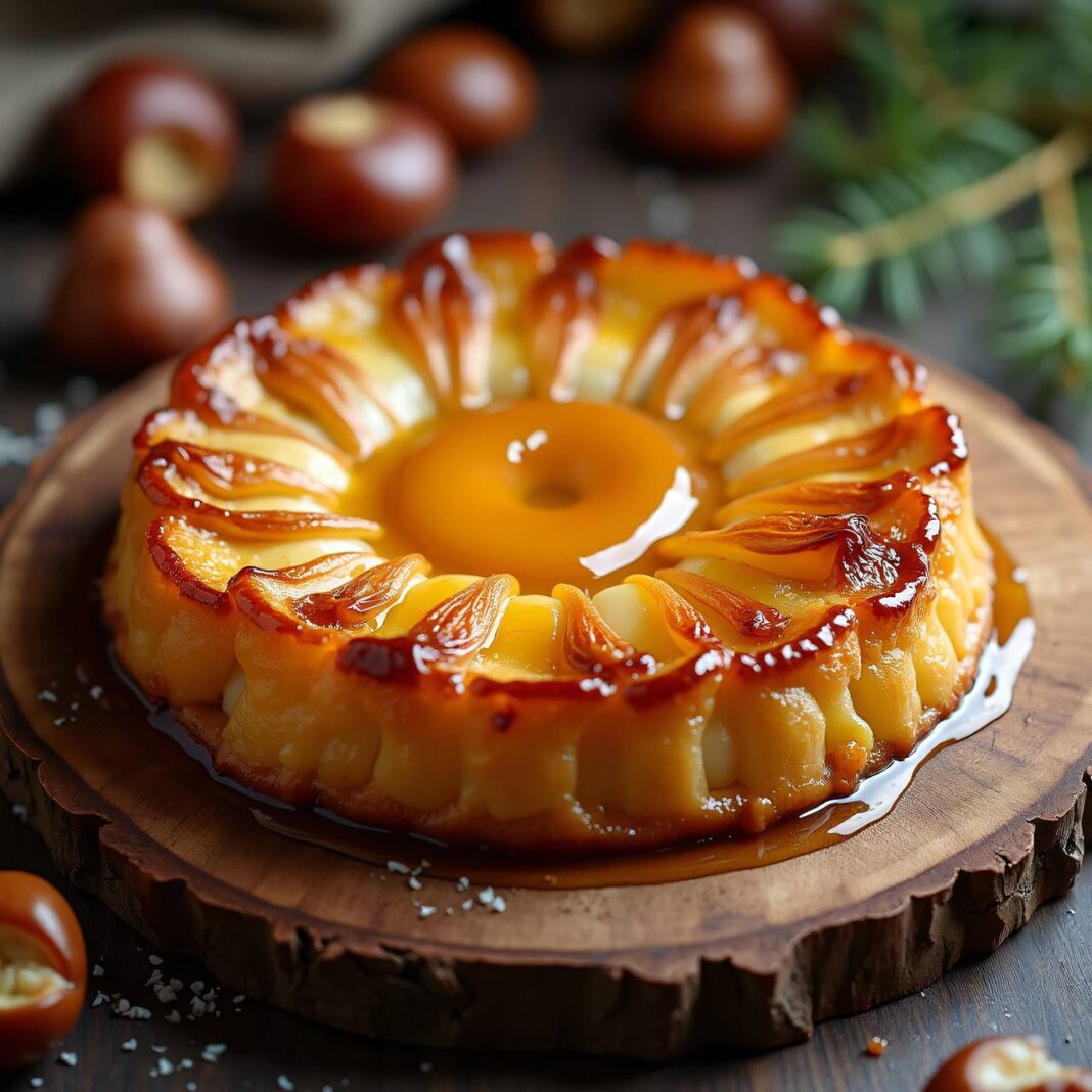 Maroni-Tatins mit Kartoffelboden Rezept Maroni-Tatins mit Kartoffelboden Rezept